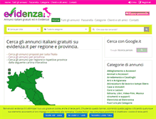 Tablet Screenshot of evidenza.it